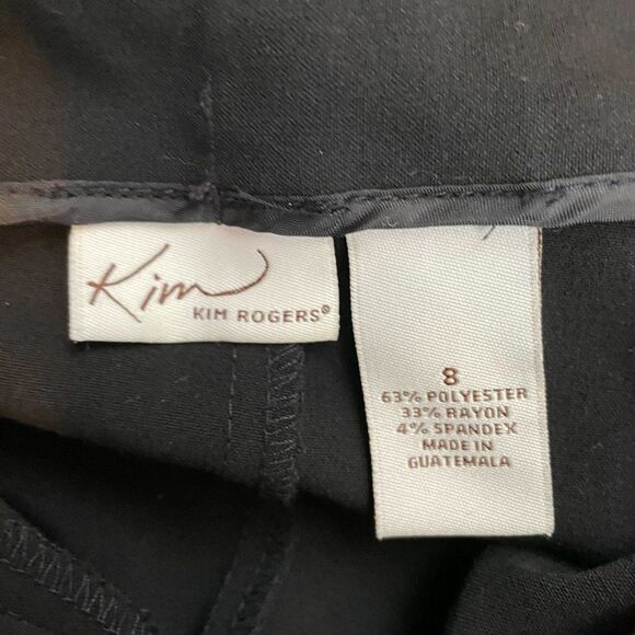 Kim Rogers Maxie Lightweight Black Skirt Womens Size 8 - Picture 4 of 4